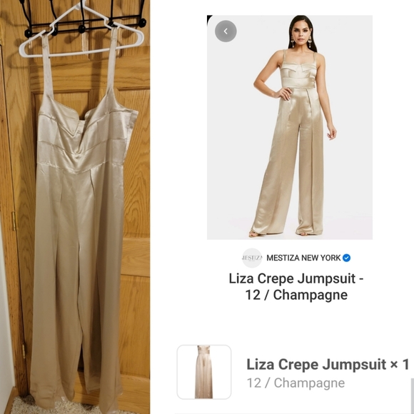 Lisa Crepe Wide leg Jumpsuit - Picture 1 of 1